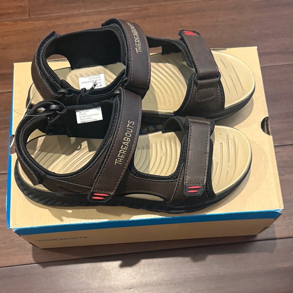 Trekabouts Brown Kids Sandals